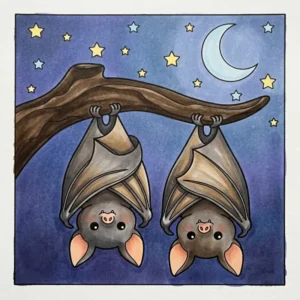 50 Bat Coloring Pages: Spooky Cute Night Flyer Designs