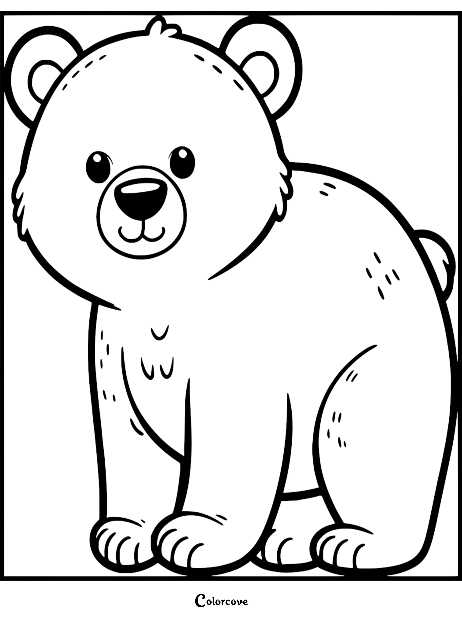 a cartoon of a boy hugging a teddy bear