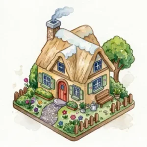 94 Cozy Cottage Coloring Pages: Escape to Aesthetic Bliss