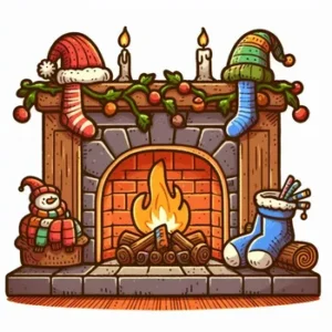 49 Cozy Fireplace Coloring Pages: Hygge-Style Winter Designs