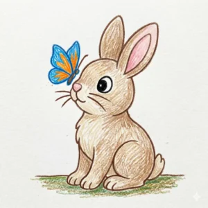 70 Cute Bunny Coloring Pages: Whimsical Aesthetic Designs