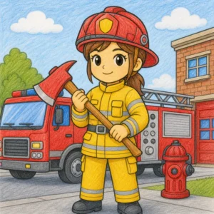 58 Cute Firefighter Coloring Pages: Heroic Adventures for Little Artists