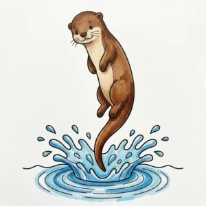 63 Cute Otter Coloring Pages: Whimsical River Life Art
