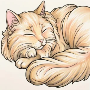 44 Cute Ragdoll Cat Coloring Pages: Fluffy Aesthetic Bliss