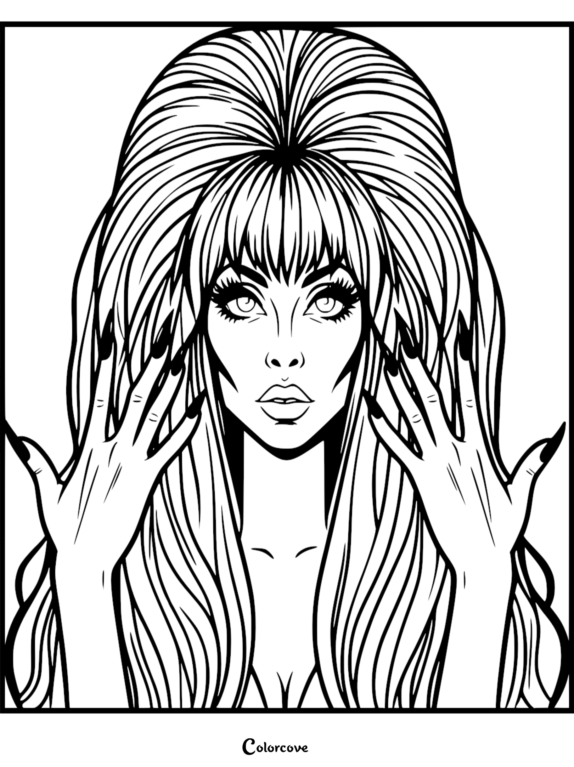 13 Free Elvira Coloring Pages