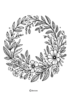 30 Free Floral Coloring Pages