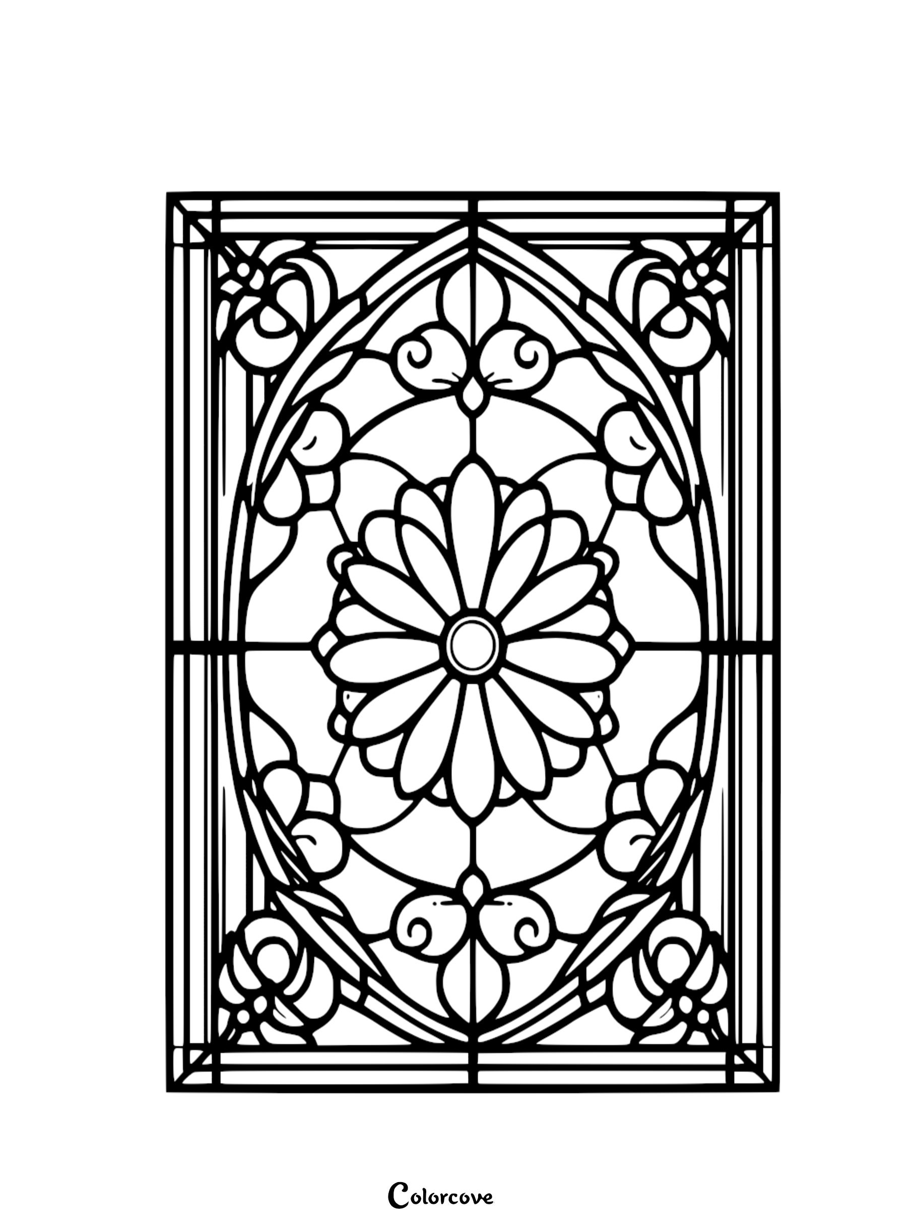 a black and white image of a flower in a square frame