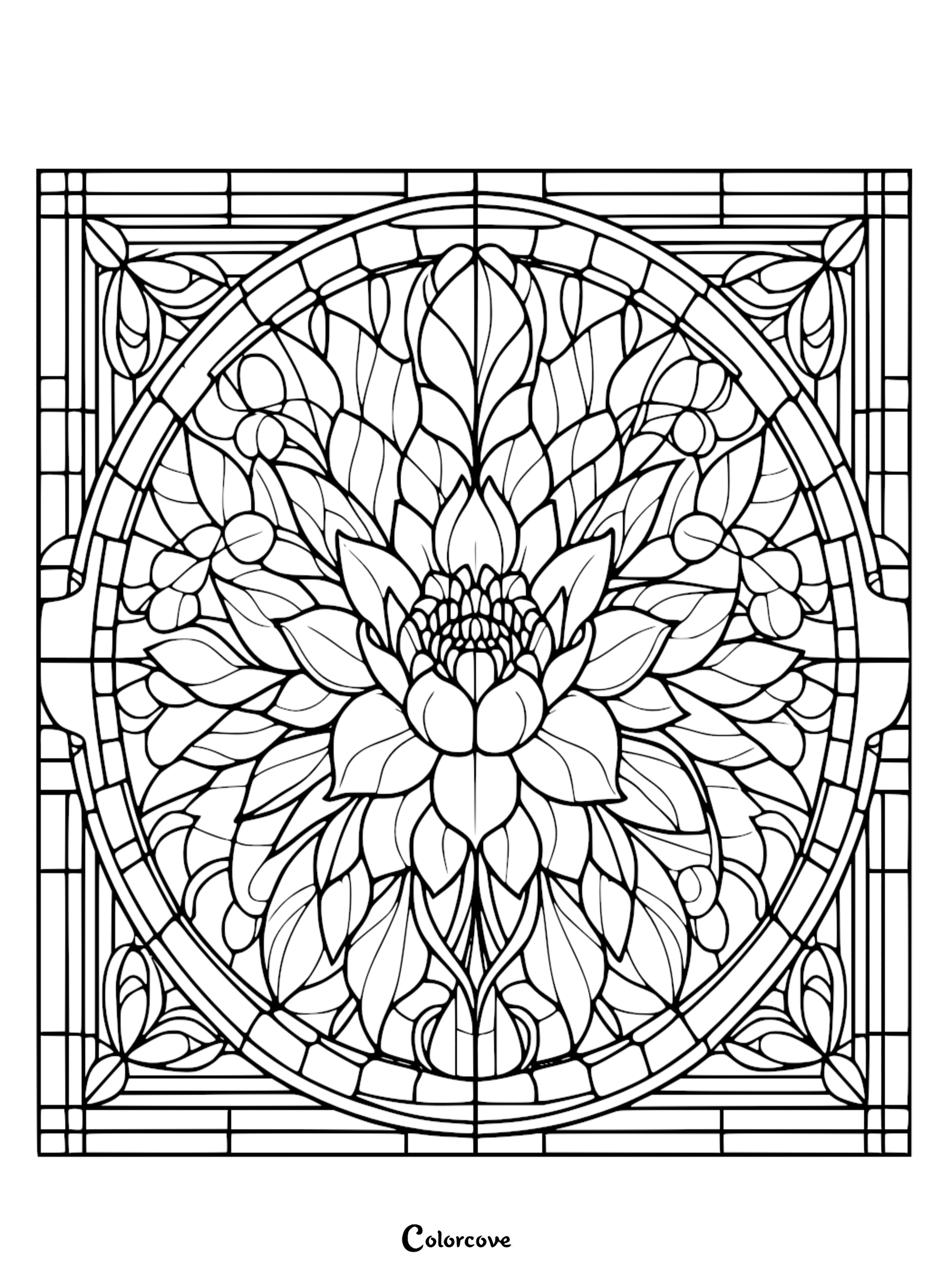 a black and white drawing of a flower