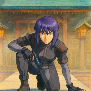 18 Ghost In The Shell Coloring Pages: Cybernetic Art Gallery