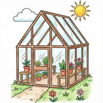 Step Inside Your Sanctuary: 25 Free Greenhouse Coloring Pages to “Grow” Your Calm