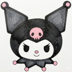 31 Kuromi Coloring Pages: Aesthetic Punk-Rock Sanrio Fun