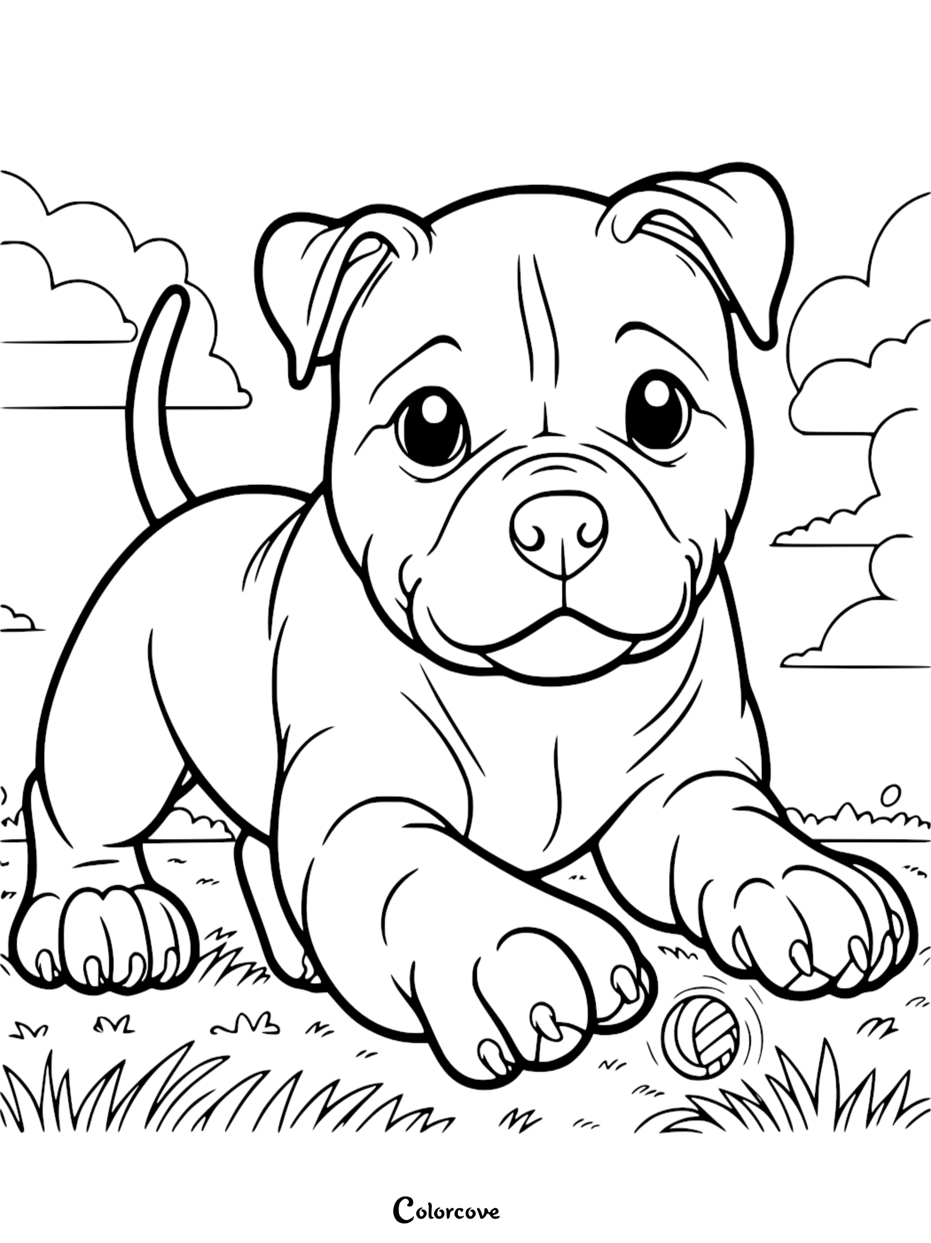 a black and white drawing of a dog