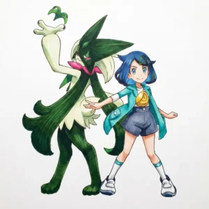 49 Pokémon Horizons Coloring Pages: Master the Terastal Era