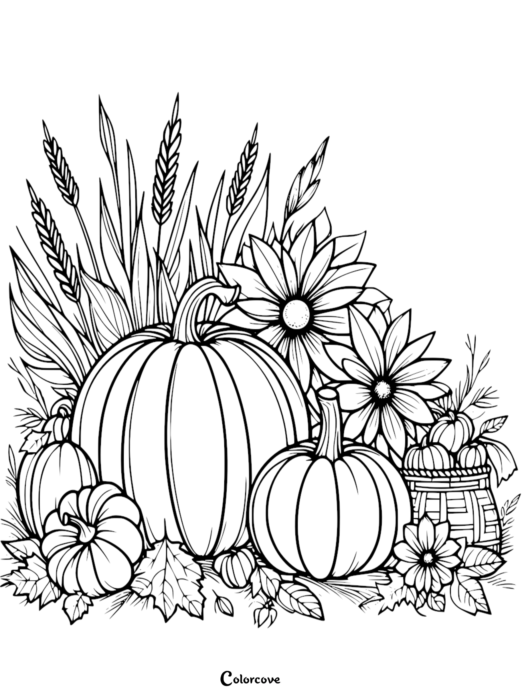 27 Free Pumpkin Coloring Pages