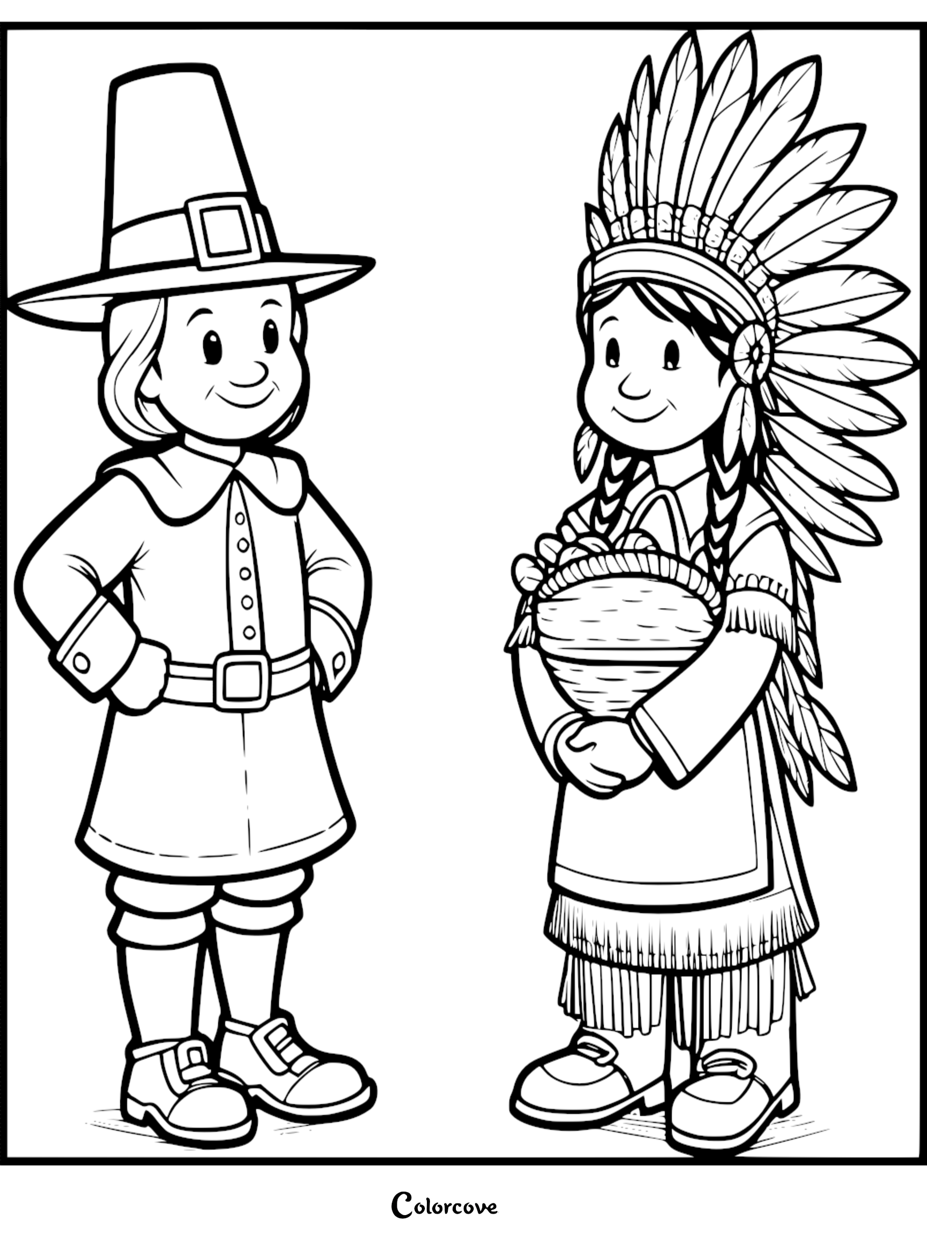 18 Free Thanksgiving Coloring Pages
